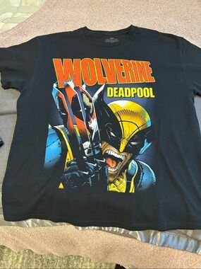 Deadpool x Wolverine Graphic Tee in Black